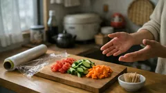 日用品の英語が出てこない人へ、つまようじ・ラップ・まな板を3問クイズで覚える